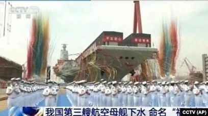 家人们，福建舰海试成果太猛啦！作为我国第一艘带电磁弹射的航母，它的实力可不是吹的。